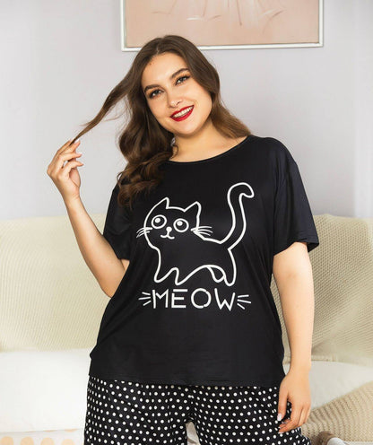 BLACK CAT MEOW nightwear for women