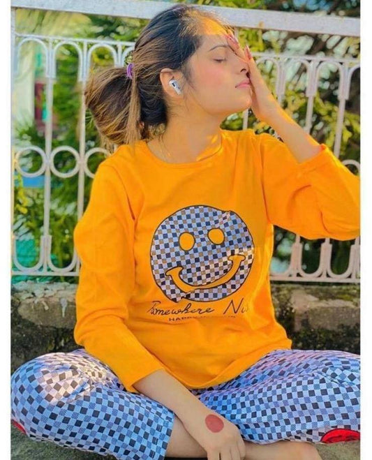 YELLOW DONUT SMILE nightwear for women