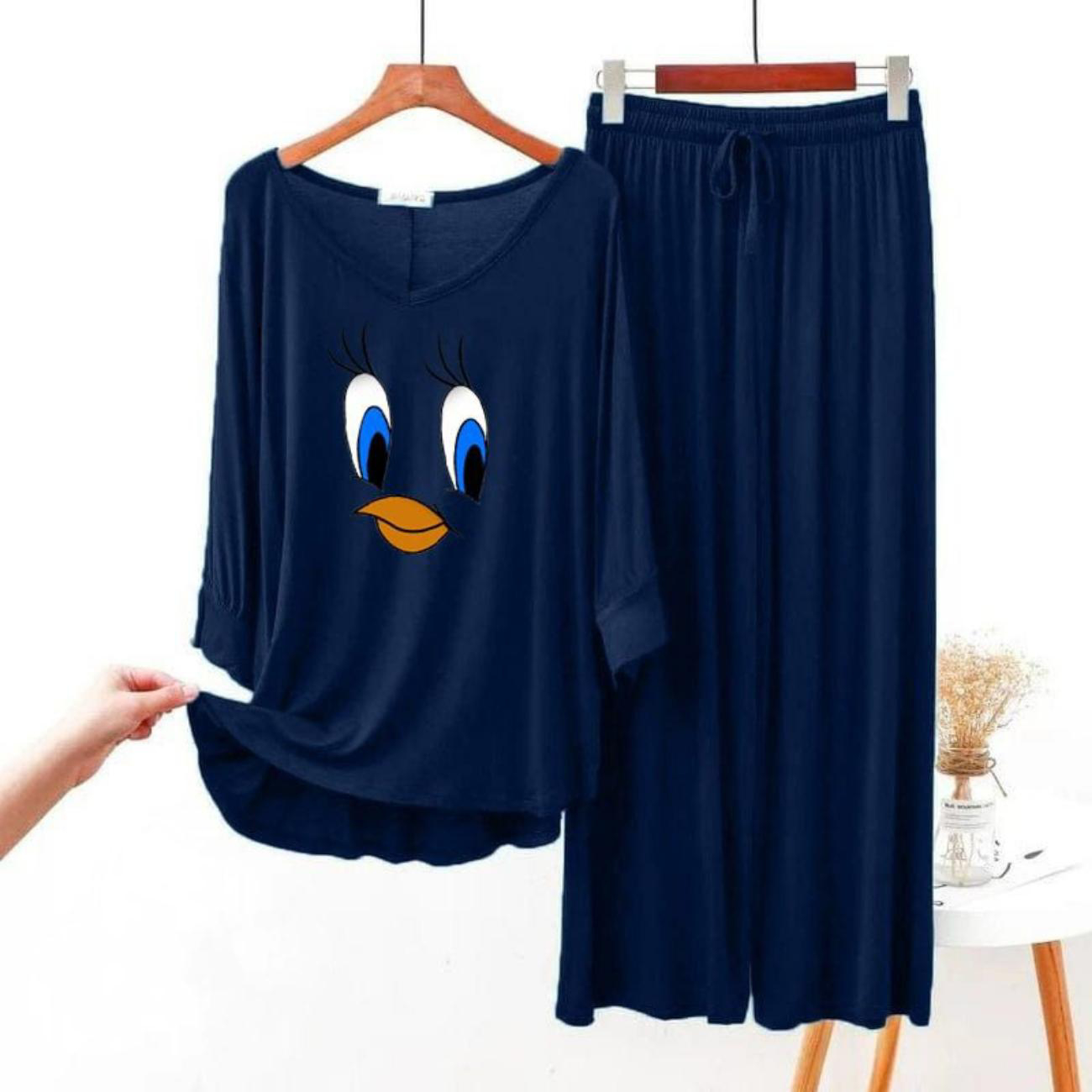 NAVY BLUE Daffy Duck Flapper Style ( Full Sleeve)